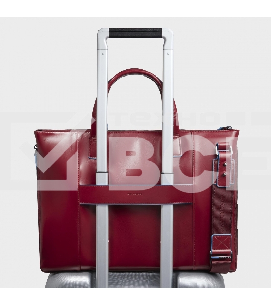 Сумка для ноутбука Piquadro Blue Square CA4021B2/R красный натур.кожа