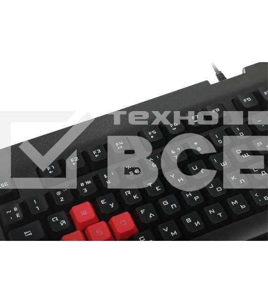 Клавиатура проводная A4Tech Bloody Q100 USB черный