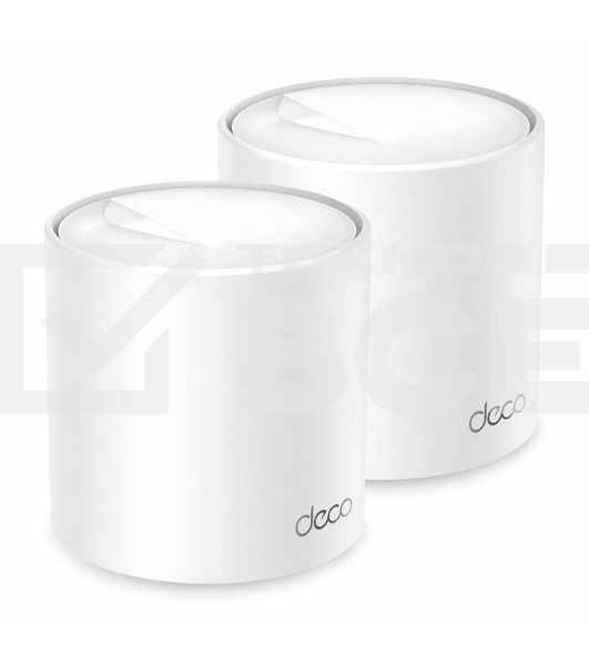 Бесшовный Mesh роутер TP-Link Deco X50(2-Pack) AX3000 10/100/1000BASE-TX