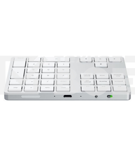 Беспроводной блок клавиатуры Satechi Aluminum Extended Keypad. Цвет серебряный. Satechi Aluminum Extended Keypad - Silver