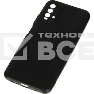 Чехол (клип-кейс) BORASCO Silicone Case, для Xiaomi Redmi 9t, черный