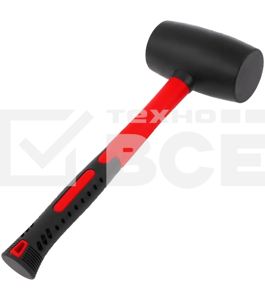 Киянка резиновая Matrix 11194 910 г, черная резина, фибергласовая рукоятка