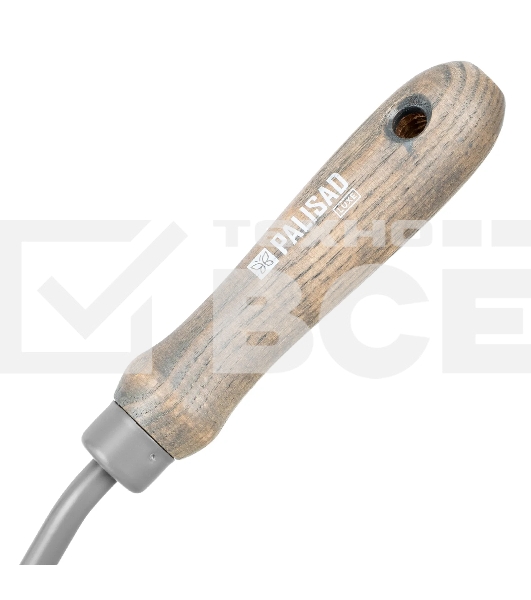 Совок посадочный узкий Palisad LUXE 70х330 мм, стальной, рукоятка из ясеня