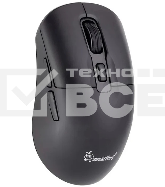 Комплект клавиатура+мышь Smartbuy 106AG беспроводной, USB, 1600 DPI, чёрный