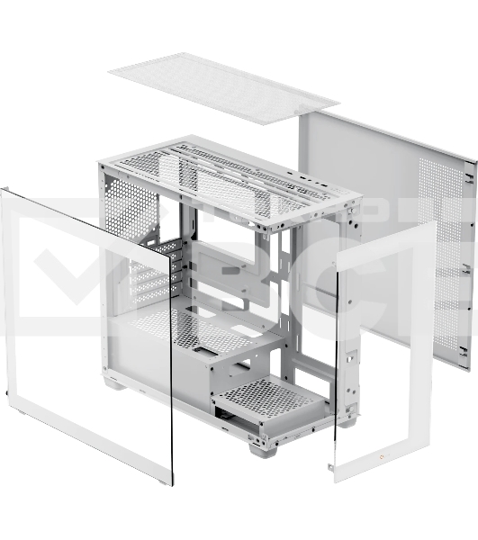 Корпус Ocypus Gamma C52 WH, Mini-Tower, белый