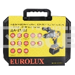 Дрель-шуруповерт Eurolux ДА-21/2Li, 20 В, 3 Ач, 55 Нм, бесщеточный, фото11