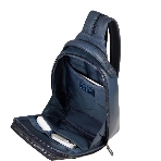 Рюкзак слинг мужской Piquadro Solm CA7028S141/AV серо-голубой кожа, фото5