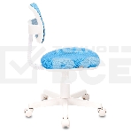 Кресло детское Бюрократ CH-W299/LB/TW-55 спинка сетка голубой TW-31 TW-55 (пластик белый), фото12