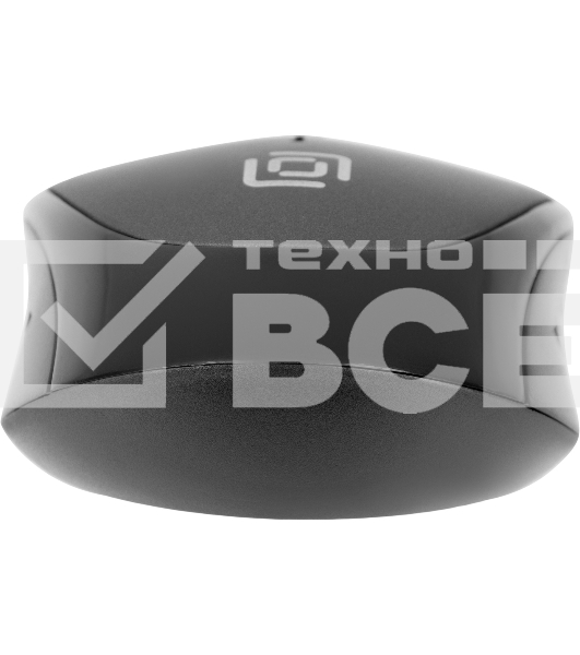 Мышь беспроводная Oklick 488MW серый/черный, 1600 dpi, радиоканал, USB, кнопки - 4