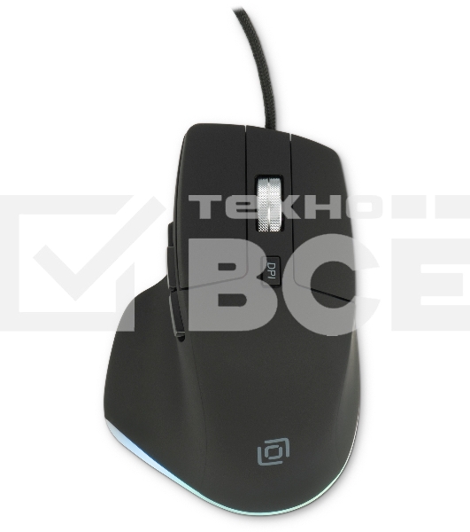 Мышь проводная Oklick 503M черный, 6400 dpi, USB, кнопки - 6