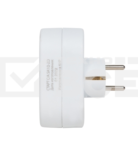 Бытовые удлинители С/АДАПТЕР СТАРТ SA1/2-ZD 2 роз.