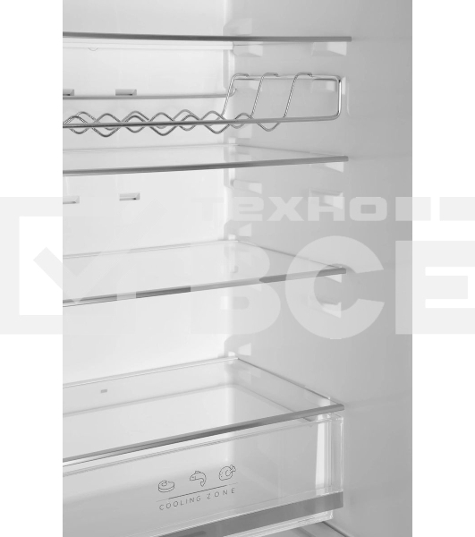 Встраиваемый холодильник Hyundai HBR 1946 2-хкамерн. белый