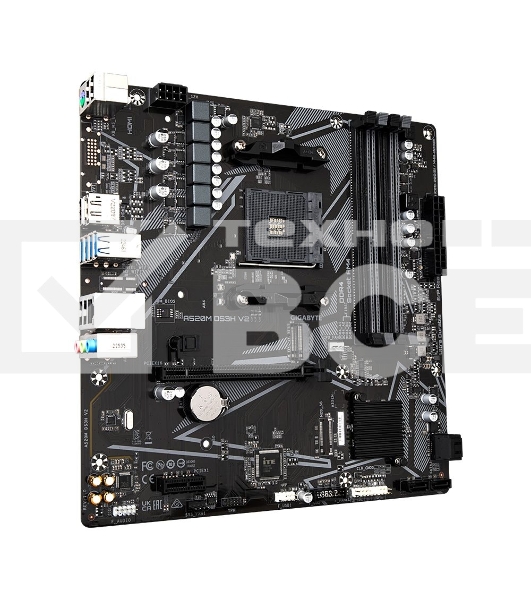 Материнская плата Gigabyte A520M DS3H V2  (V1.1), AM4, AMD A520, 4xDDR4, 4xSATA, 1xM.2, 1xPCIe 3.0 x16, 1xDP, 1xHDMI, 1x 1Gb LAN, 4xUSB 2.0, 4xUSB 3.2 Gen 1, 3x3.5 мм, 7.1, mATX
