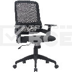 Кресло компьютерное Cactus CS-MC313-BK черный, сетка/ткань, фото 1