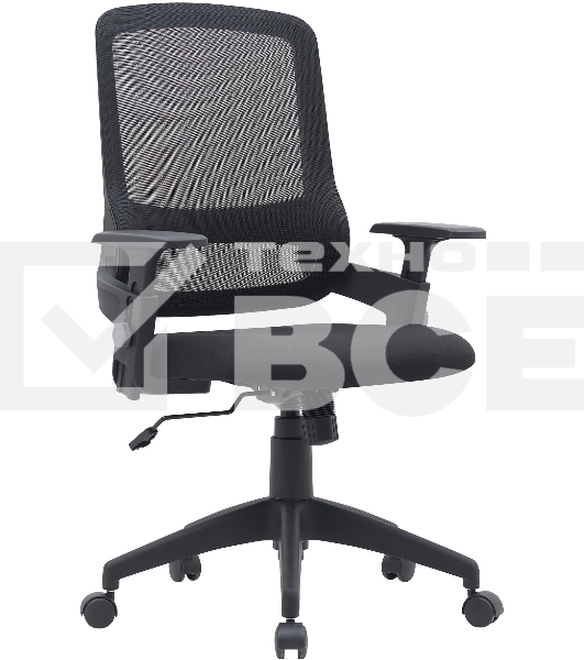 Кресло компьютерное Cactus CS-MC313-BK черный, сетка/ткань