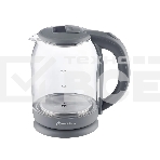Чайник электрический МАТРЕНА MA-007 1.8 л,стекло/пластик, серый (105225), фото2
