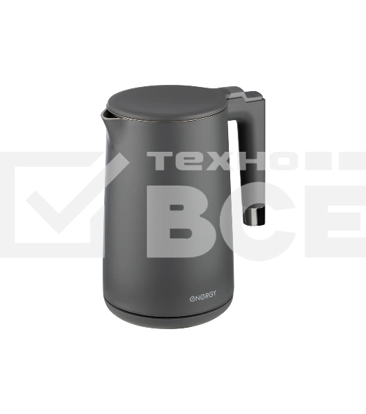 Чайник электрический Energy E-215 (1.7 л), серый (164157)