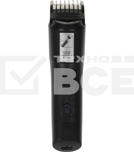 Триммер Rowenta Selectium TN9464E0 черный/хром (насадок в компл:16шт)