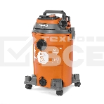 Строительный пылесос Daewoo DAVC 2516S 1600Вт (уборка: сухая/сбор воды/выдув) оранжевый, фото3