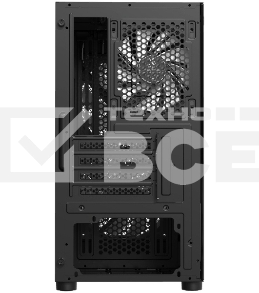 Компьютерный корпус XASTRA A303M 3FRGb Black mATX/Mesh/ tempered glass/2x140мм + 1x120мм FRGb fans/ A303M-2FC14F-1FC12F