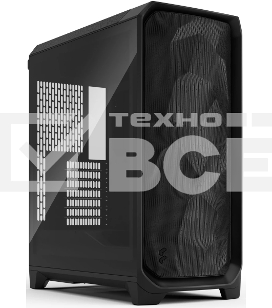Компьютерный корпус без блока питания Case Fractal Design Meshify 3 TG Light Tint, Midi-Tower, 3x140мм, 2xUSB-A 3.2 + 1xUSB 3.2 Type-C E-ATX, ATX, mATX, mITX, черный