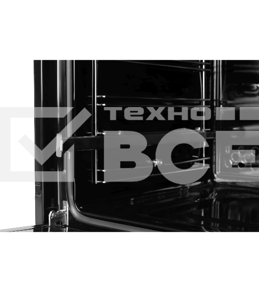 Духовой шкаф Электрический Hyundai HEO 6752 BG черное стекло