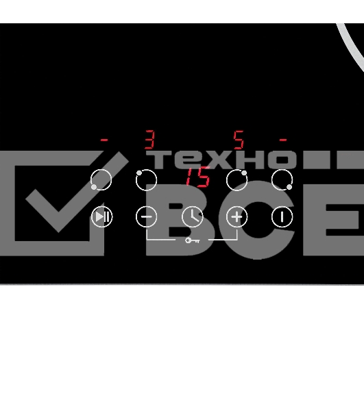 Индукционная варочная панель Krona NECKAR 60 BL черный