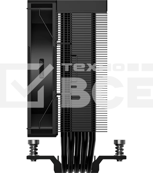 Устройство охлаждения(кулер) PcCooler RT500 TC Soc-AM5/AM4/1200/1700/1851 черный 4-pin 32dB Al+Cu 240W Ret (RT500TC-BKNWYX-GL)