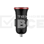 Автомобильное зарядное устройство Maxvi CCM-101BR USB 1А черно-красный, фото2