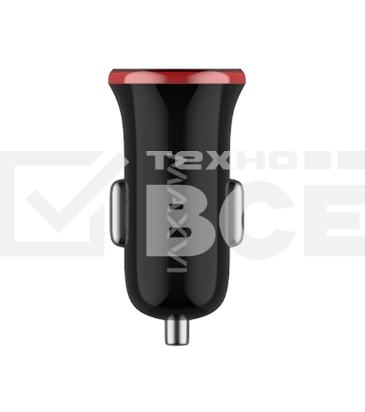 Автомобильное зарядное устройство Maxvi CCM-101BR USB 1А черно-красный