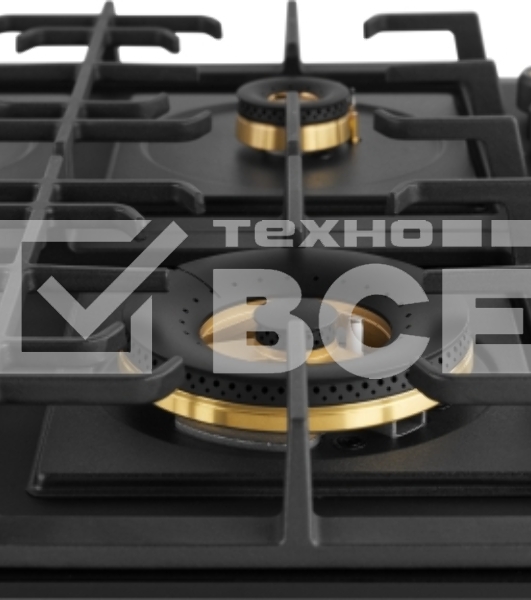 Газовая варочная панель Weissgauff HGG 641 BV Volcano Burner Nano Matt Glass