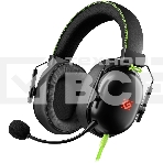 Гарнитура проводная игровая Defender Toxic черный, 7.1, LED, провод 2 м, фото 1