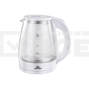 Чайник Добрыня DO-1254W белый, 1,8л, 1,8кВт