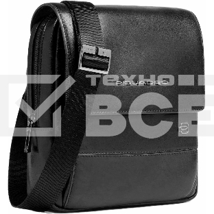 Сумка мужская Piquadro Philip CA6791W136/N черная натур.кожа