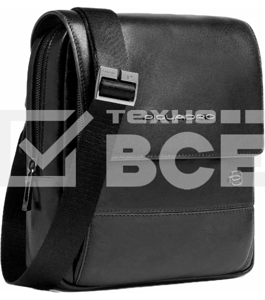 Сумка мужская Piquadro Philip CA6791W136/N черная натур.кожа