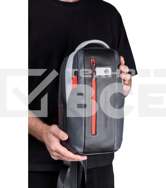 Рюкзак Piquadro Urban CA6801UB00/GRN серый/черный кожа