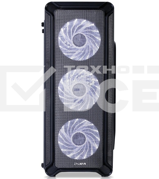 Компьютерный корпус MidiTower Zalman I3 черный (ATX, без БП, 2xUSB2.0 Type-A + USB3.2 Type-A) (Zalman i3)