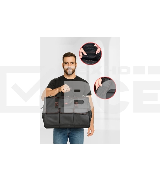 Сумка для инструментов Deli DL430906 Black Edition