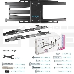 Настенный кронштейн Kromax DIX-20 черный для LED/LCD телевизоров Диагональ экрана (дюймы): 22'-65', фото3