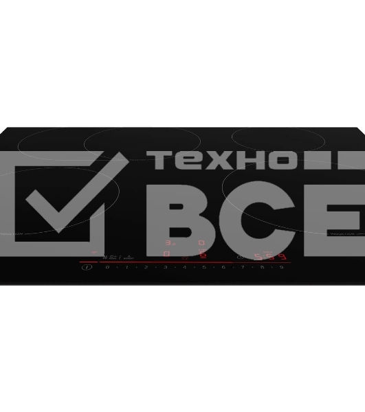 Индукционная варочная панель Bosch PIF61RHB1E 60 см, индукция, скошенные края, сенсорное управление, черный