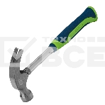 Молоток-гвоздодер Сибртех металлическая трубчатая обрезиненная рукоятка, вес 450 гр., боек 27 мм, фото8