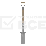 Лопата траншейная профессиональная Palisad LUXE 100х360х1250 мм, с зубьями, ясень, EFP, фото6