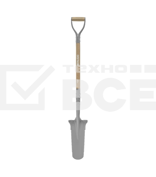 Лопата траншейная профессиональная Palisad LUXE 100х360х1250 мм, с зубьями, ясень, EFP