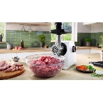Мясорубка электрическая Bosch MFWS607W белый, 2100 Вт, 3.5 кг/мин, реверс, насадки - 4, фото5