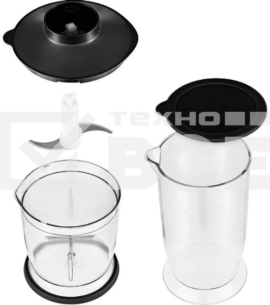 Блендер погружной Kitfort КТ-3041-3 350Вт черный/бирюзовый