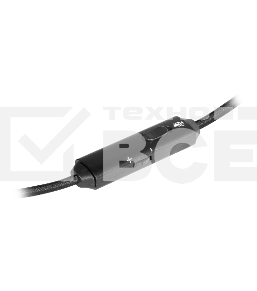 Гарнитура Defender Cujo чёрный/красный, проводная