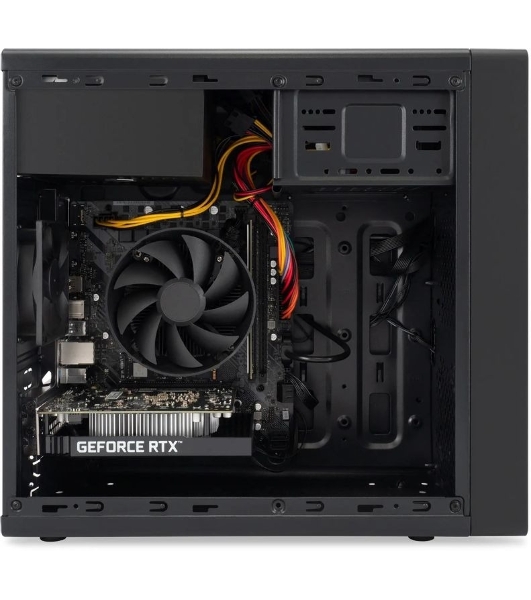 Компьютер IRU Tactio 310H6SEA MT i5 12400F (2.5) 16Gb SSD512Gb RTX 3050 6Gb FreeDOS GbitEth 500W черный (RUS) (2113794)