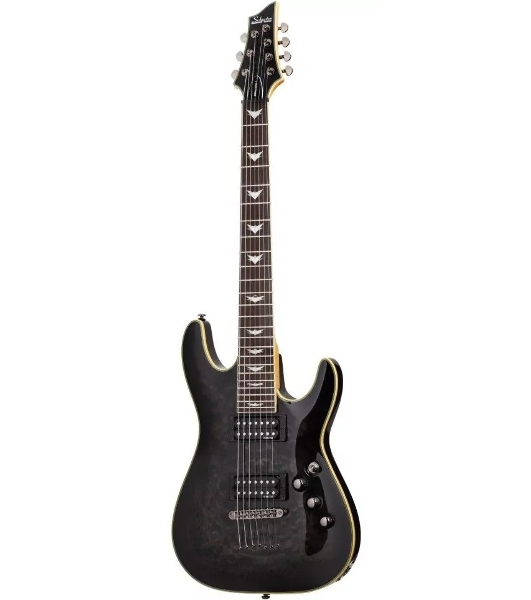 Электрогитара SCHECTER OMEN EXTREME-7 STBLK - электрогитара 7-струнная, STBLK