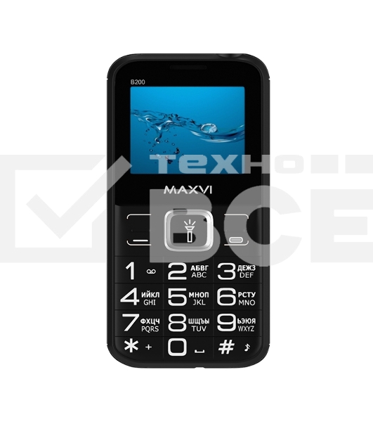 Мобильный телефон Maxvi B200 черный