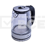 Чайник Centek CT-0030 стекло 1.7л, 2200Вт, внутр. LED подсветка,защита от вкл б/воды, фото 1